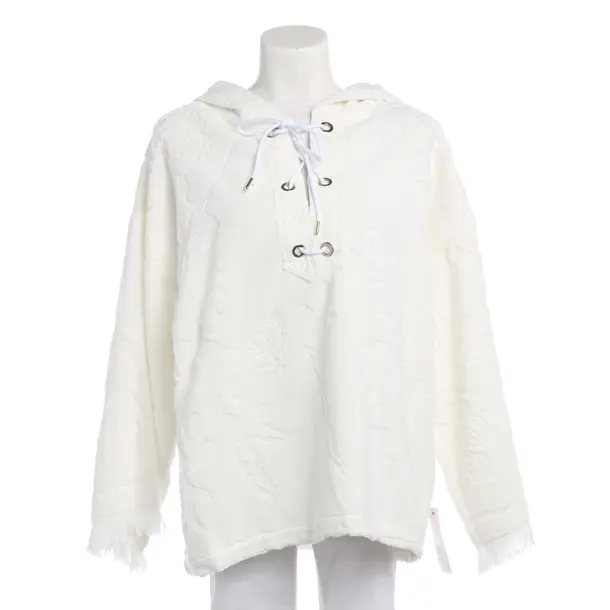 Hoodie, in White, Cotton, Dorothee Schumacher