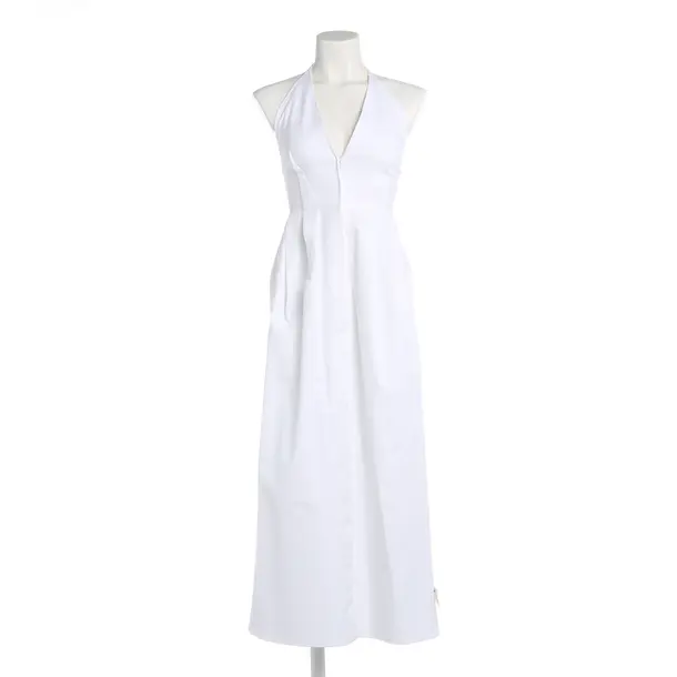 Dress, in White, Cotton, Max Mara