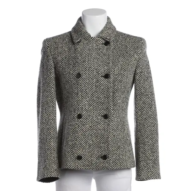 Mid-Season Jacket, in White, Wool, Strenesse