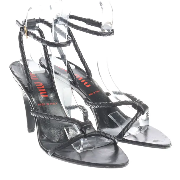 Sandaletten, in Schwarz, Miu Miu