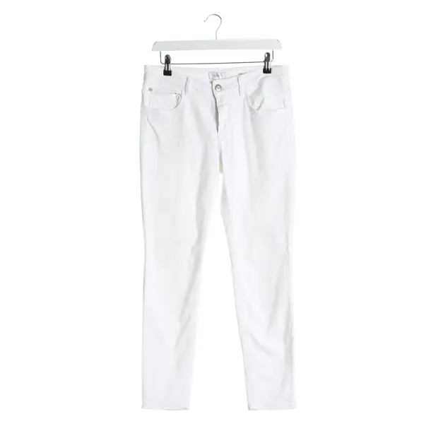 Skinny Jeans, in White, Cotton, Closed