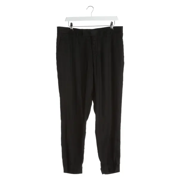 Hose, in Schwarz, Leinen, Lardini