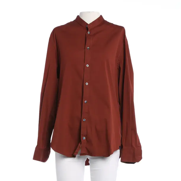 Hemd, in Bordeaux, Baumwolle, Emporio Armani