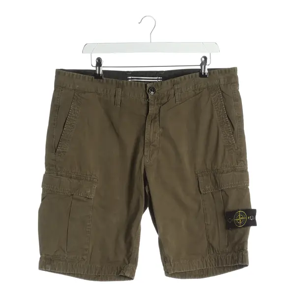 Shorts, in Olivgrün, Baumwolle, Stone Island