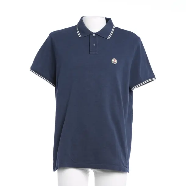 Poloshirt, in Navy, Baumwolle, Moncler