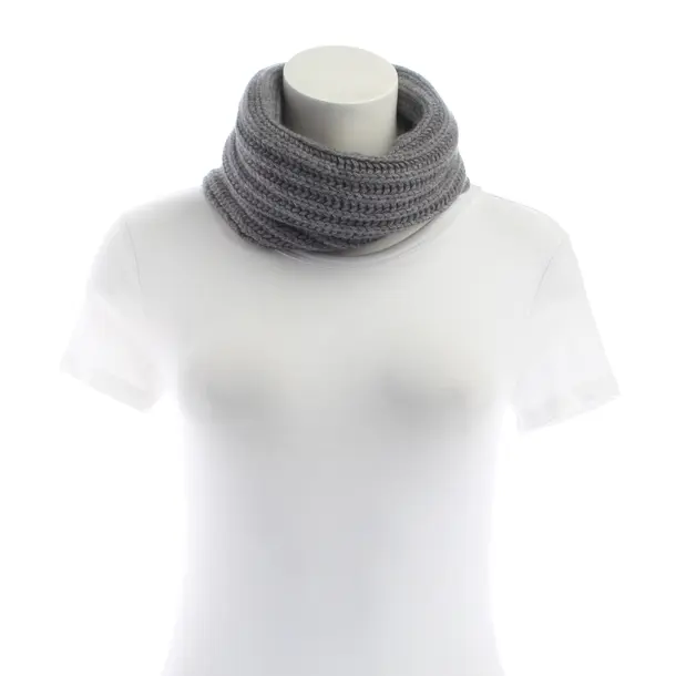 Schal, in Grau, Wolle, Bruno Manetti