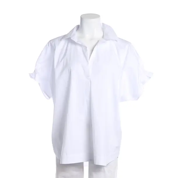 Bluse, in Weiß, Baumwolle, 0039 Italy