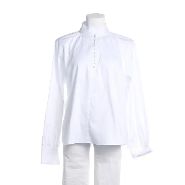 Bluse, in Weiß, Baumwolle, Soluzione