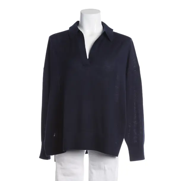 Wool Jumper, in Navy, Wool, Bloom