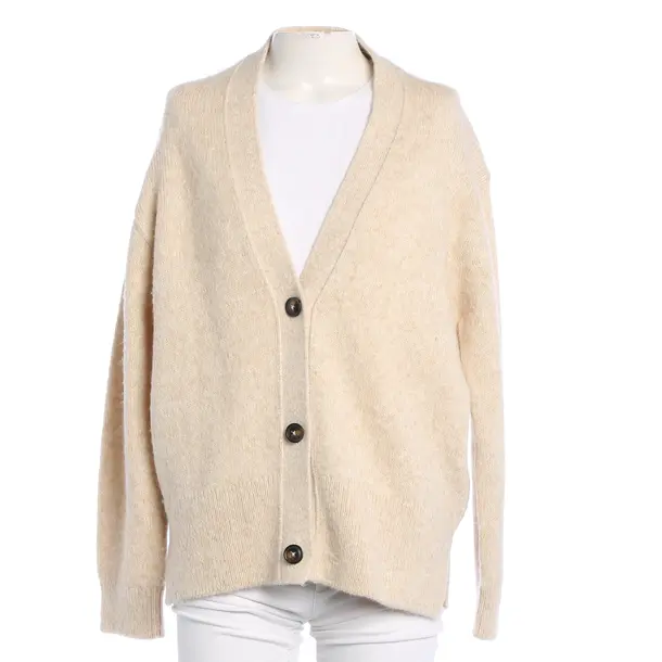 Cardigan, in Light Brown, Polyimide, Closed
