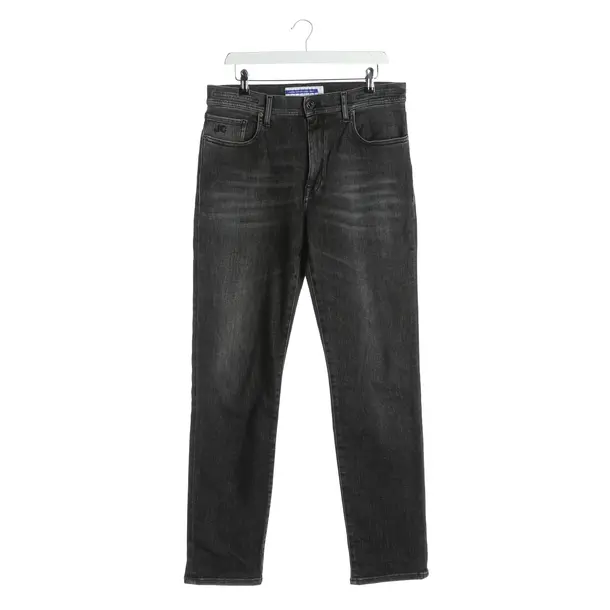 Jeans Straight Fit, in Dunkelgrau, Baumwolle, Jacob Cohen