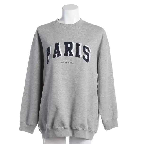 Sweatshirt, in Light Gray, Cotton, Anine Bing