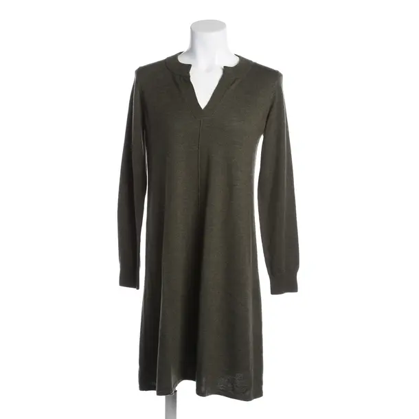 Dress, in Green, Wool, Repeat
