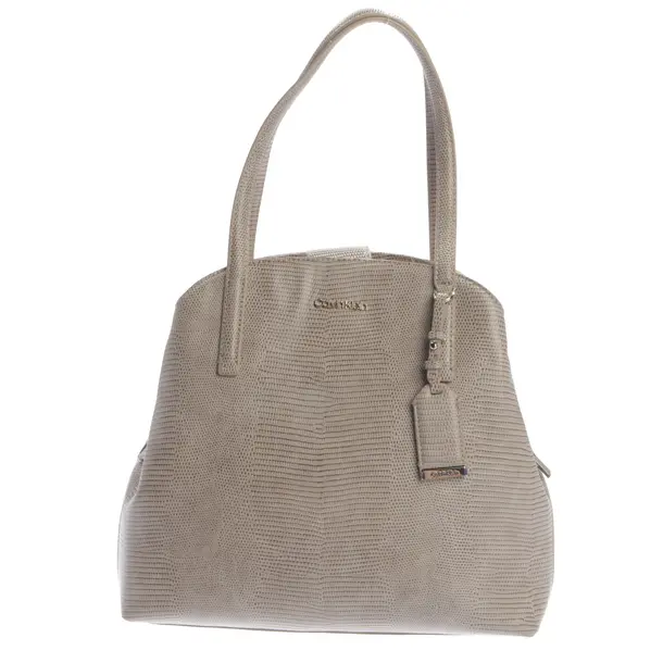 Schultertasche, in Beige, Polyurethan, Calvin Klein