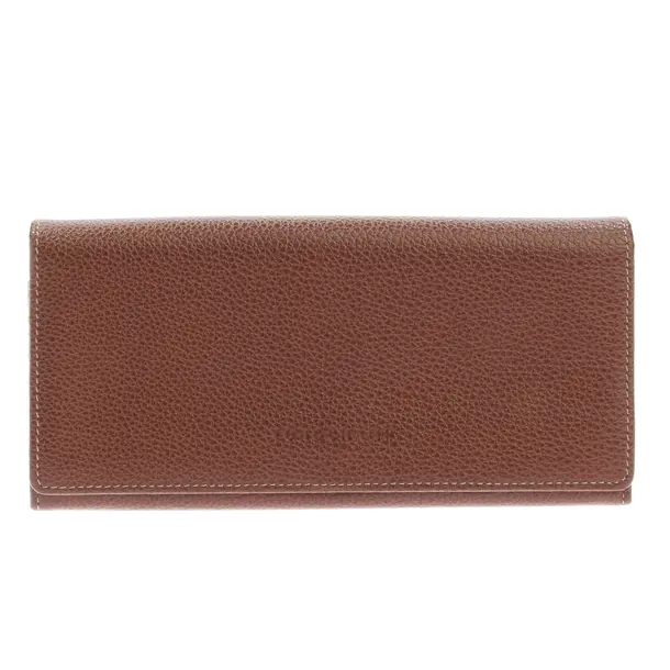 Wallet, in Brown, Leather, Longchamp