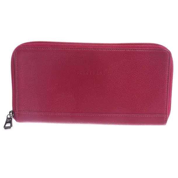 Wallet, in Pink, Leather, Longchamp