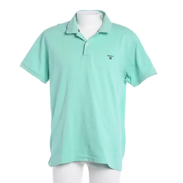 Poloshirt, in Grün, Baumwolle, Gant