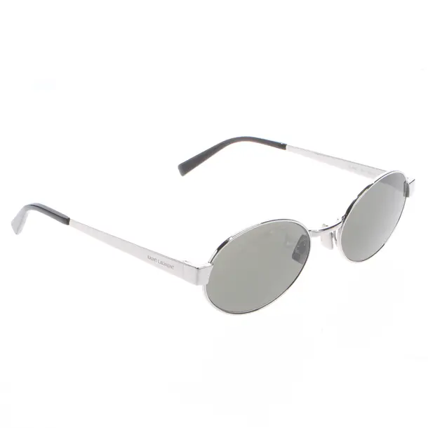 Sunglasses, in Silver, Synthetic / Metal, Saint Laurent