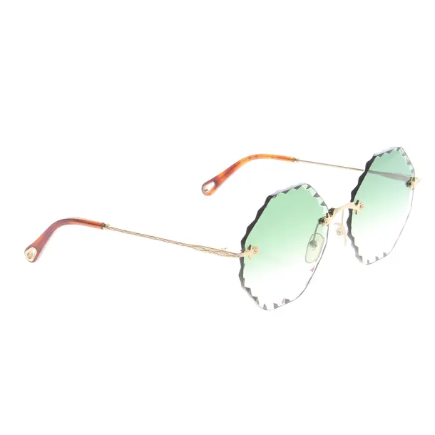 Sunglasses, in Gold, Synthetic / Metal, Chloé