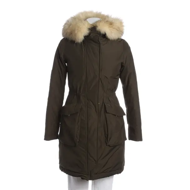 Winter Coat, in Dark Green, Polyester, Woolrich
