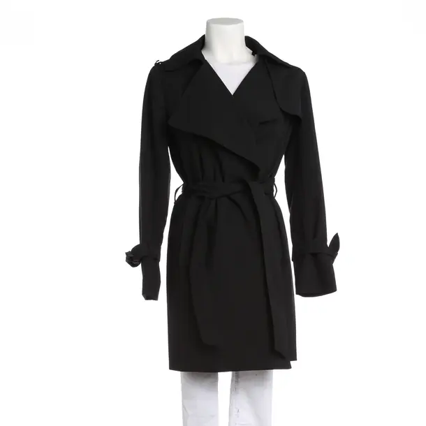 Mid-Season Coat, in Black, Polyester, Michael Kors
