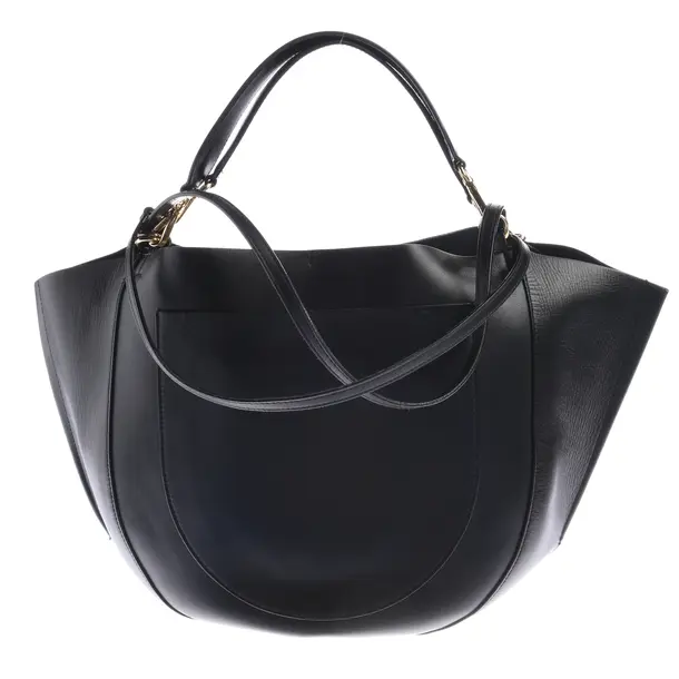 Shopper, in Schwarz, Leder, Wandler