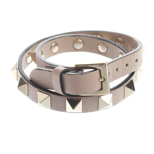 Armband, in Braun, Leder, Valentino