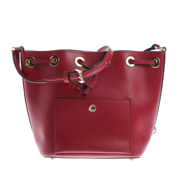 Bucket Bag, in Rot, Leder, Michael Kors