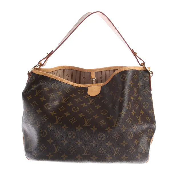 Schultertasche, in Dunkelbraun, Canvas, Louis Vuitton