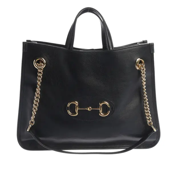 Handbag, in Black, Leather, Gucci