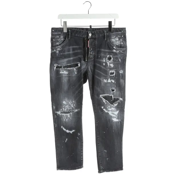 Jeans Straight Fit, in Grau, Baumwolle, Dsquared