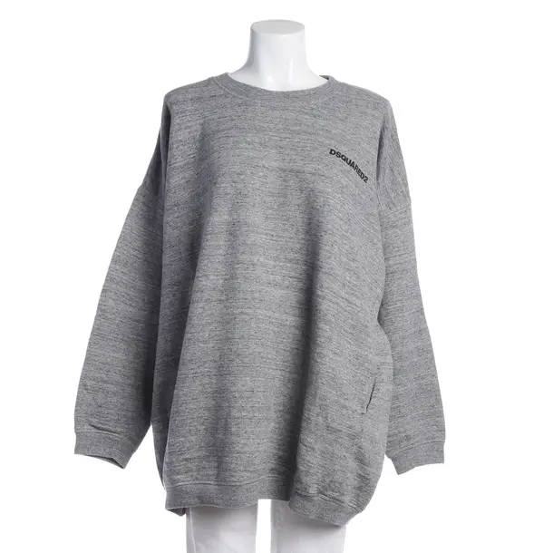 Sweatshirt, in Grau, Baumwolle, Dsquared