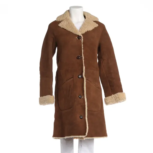 Leather Coat, in Brown, Leather, Belstaff