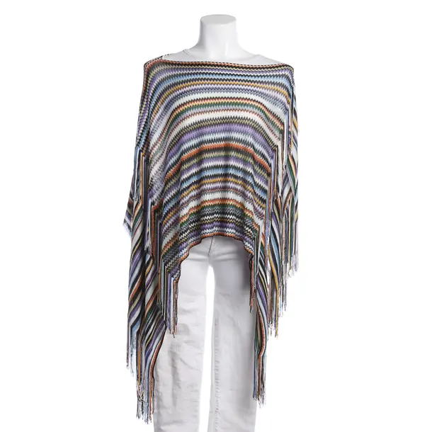 Poncho, in Multicolored, Viscose, Missoni