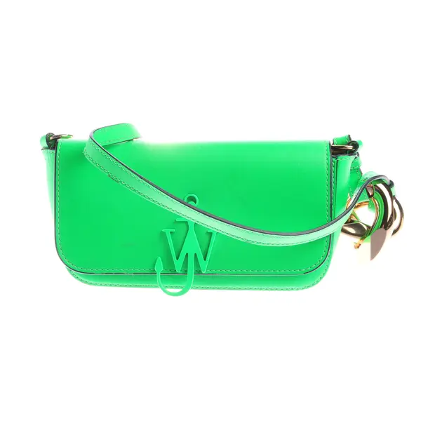 Shoulder Bag, in Neon Green, Leather, JW Anderson