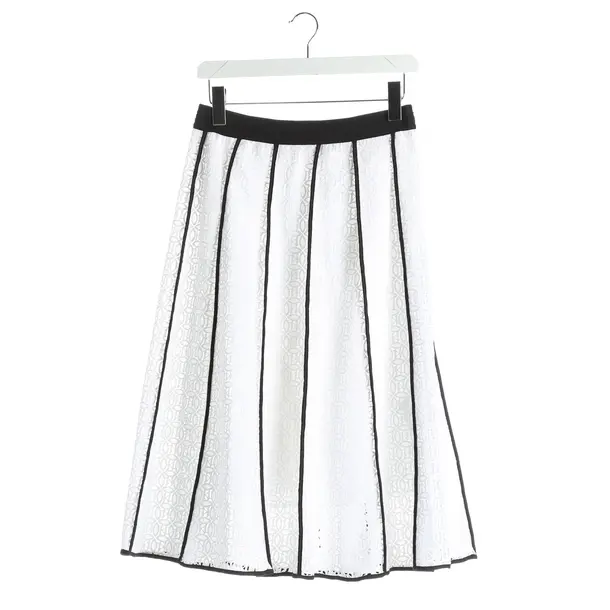 Skirt, in White, Polyester, Karl Lagerfeld