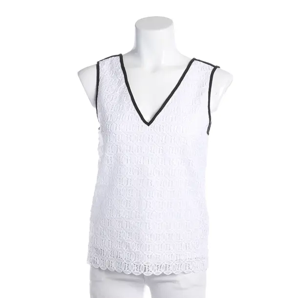 Top, in Weiß, Polyester, Karl Lagerfeld