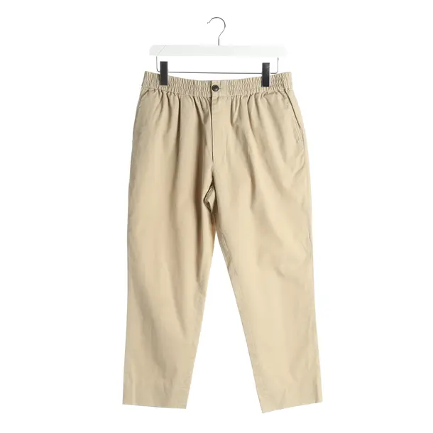 Hose, in Beige, Baumwolle, Ami Paris