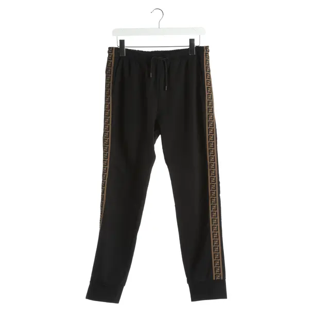Hose, in Schwarz, Baumwolle, Fendi