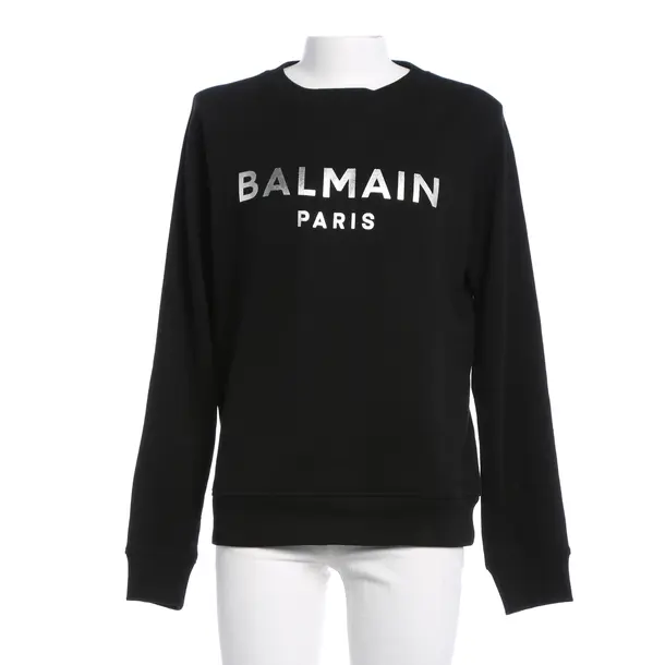 Sweatshirt, in Black, Cotton, Balmain