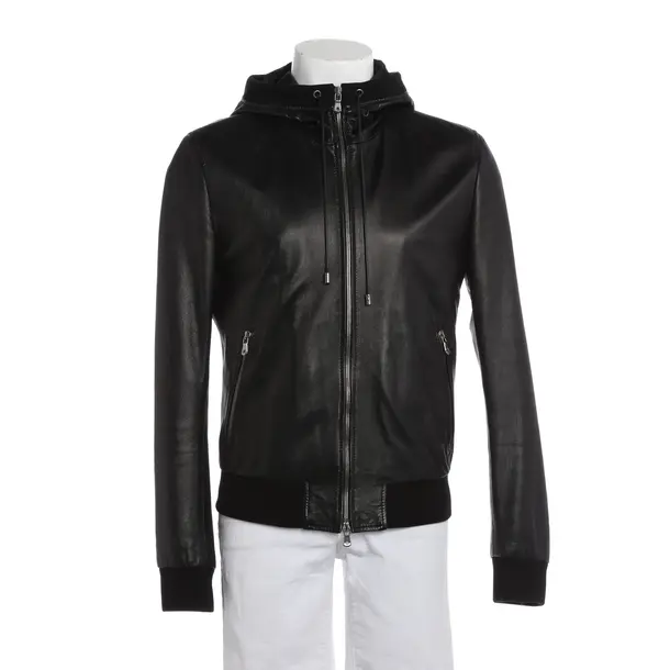 Leather Jacket, in Black, Leather, Dolce & Gabbana