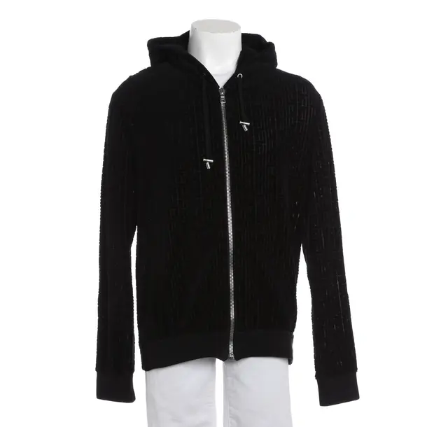 Hoodie, in Schwarz, Baumwolle, Balmain