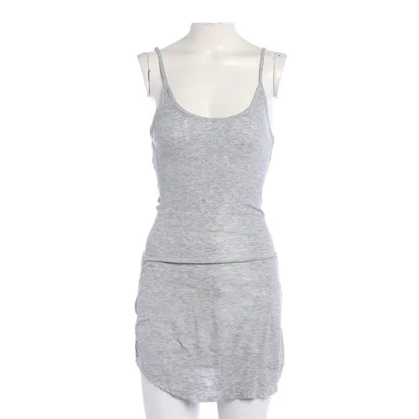 Top, in Hellgrau, Viskose, American Vintage