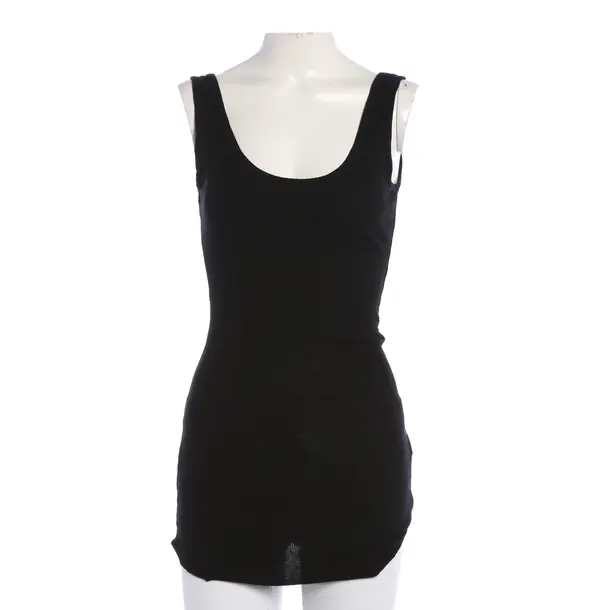 Top, in Schwarz, Viskose, American Vintage