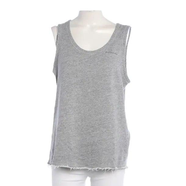 Top, in Light Gray, Cotton, American Vintage