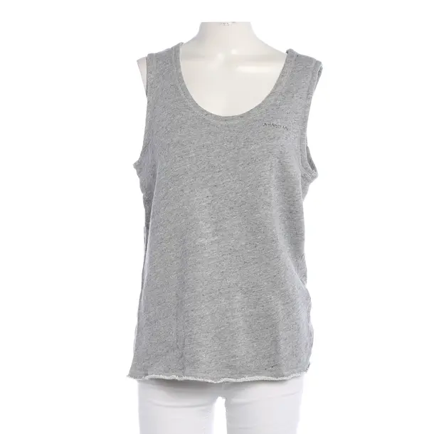 Top, in Hellgrau, Baumwolle, American Vintage