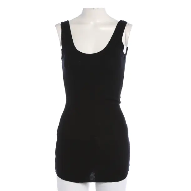 Top, in Schwarz, Viskose, American Vintage