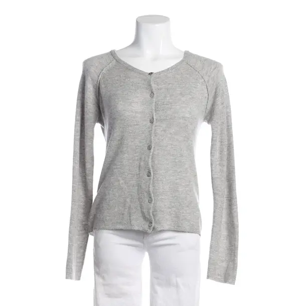 Strickjacke, in Grau, Wolle, Rosemunde