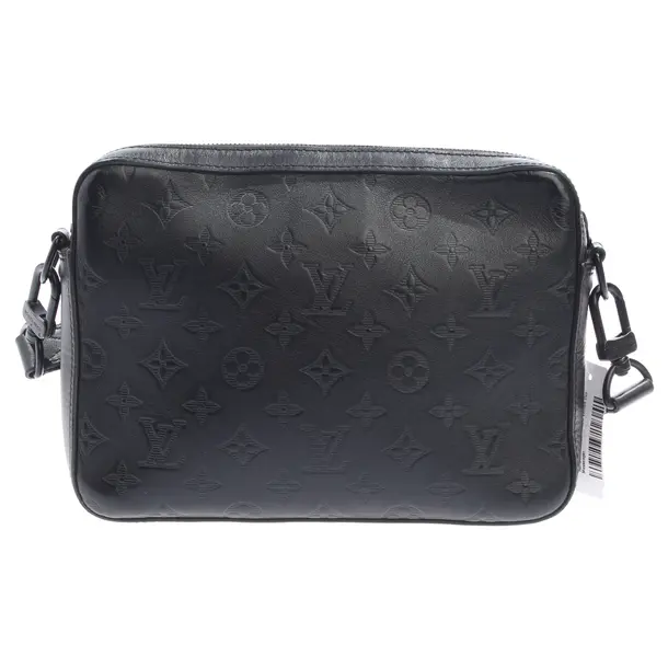 Messenger Bag, in Black, Canvas, Louis Vuitton