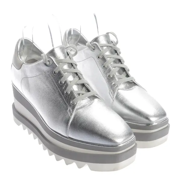 Flats, in Silver, Stella McCartney